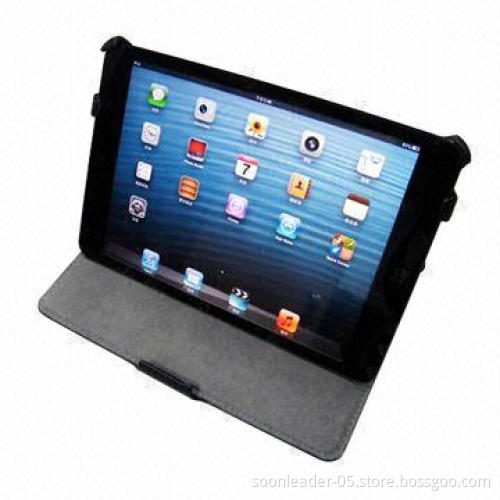 Leather Slim-fit Folio Cover for iPad Mini, Available in Black, Blue, Red, Pink Color